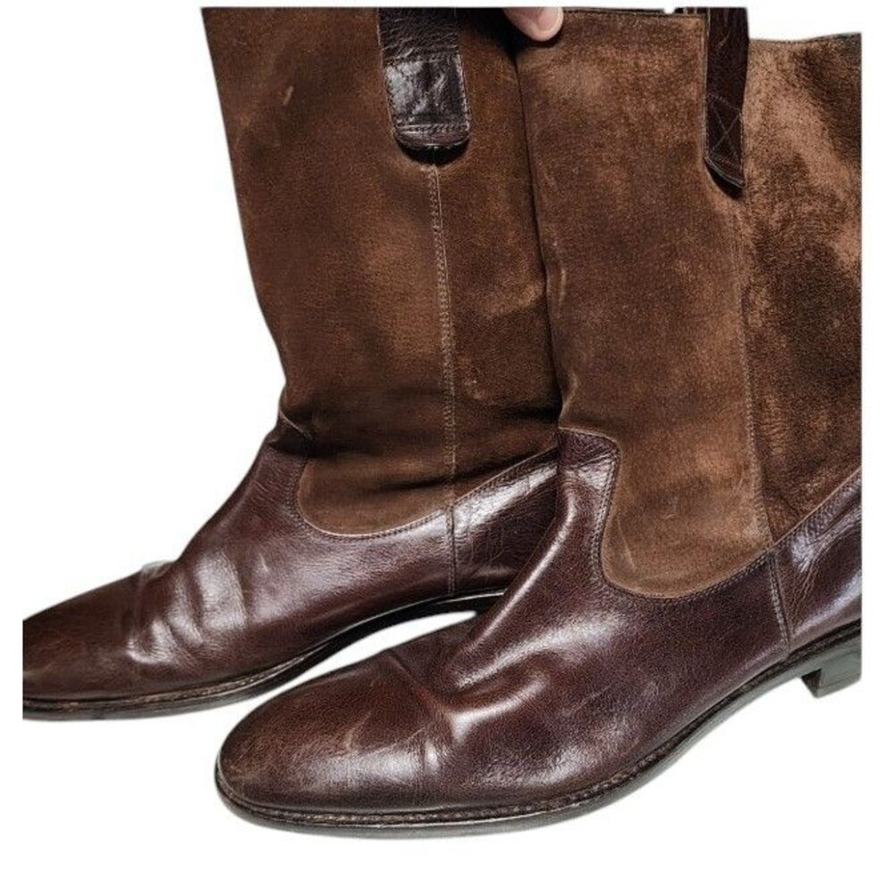 To Boot New York Adam Derrick Mid Calf Leather Dress Boots Size 11 Made in Italy
